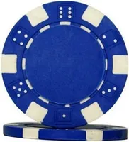Pegasi Pokerchip 11.5g Blau - 25Stk. - Pokerchips - Pokerchips ohne wert - Kunststoff - Poker