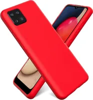 Hülle für Samsung Galaxy A22 5G Handy Schutz Cover Silikon Gel Case Handyhülle Tasche, rot