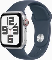 Apple Watch SE Aluminium Silber Silber 44 mm ML 150-200 mm Umfang Winterblau GPS + Cellular