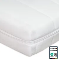 Materac dziecięcy 70x140,  rtiPUR, materac dziecięcy 70x140, zmywalny pokrowiec z wykończeniem antypillingowym do łóżeczka dziecięcego, wysokość ok. 11 cm,  Germany