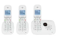 Telefon bezprzewodowy Alcatel XL 385 Voice Trio Automatyczna sekretarka Biały ekran