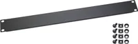 HMF 66470-02 Blindabdeckung für Serverschrank, 19 Zoll, Schwarz