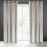 Vorhang LUSSI hellbeige 140x250 cm  Ösen Ösenvorhang