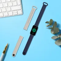 kwmobile 2x Sportarmband kompatibel mit Xiaomi Redmi Smart Band Pro Armband - Fitnesstracker Band Set aus TPU Silikon