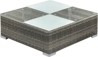vidaXL 5dílná zahradní lounge souprava s polštáři Poly Rattan Grey