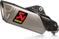 Akrapovic Yamaha Mt-10/sp 2022 Titanium Homologierter Slip On Schalldämpfer Silber Homologated Silber Homologated