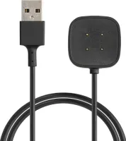 kwmobile USB Kabel Charger kompatibel mit Fitbit Versa 4 / Sense 2 / Versa 3 / Sense Ladekabel - Smart Watch Ersatzkabel - Fitnesstracker Aufladekabel