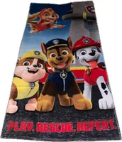 PAW Patrol Strandtuch 70x140 cm, 100% Baumwolle, "Rubble, Chase, Marshall, Skye"