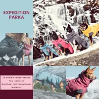 Hurtta Expedition Wintermantel Parka, Farbe:dunkelgrau, Größe:50