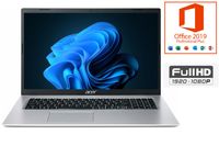 Laptop 17 Zoll Acer Aspire A317-QC - 256GB SSD - 8GB DDR4-RAM - Windows 11 Pro + MS Office 2019 Pro - 44cm (17.3" LED) Full HD
