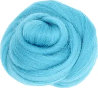Filzwolle 20g feiner Kammzug Schafwolle (Merino) 21mic