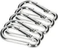 KOTARBAU® 5er Set Feuerwehr Karabinerhaken für Seile 50x5mm Feuerwehrkarabiner Robust für Ketten