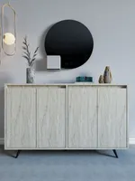 Skye Decor, Shans - Travertine, Wohnzimmerschränke, Travertin, 140 x 86 x 40 cm