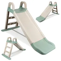 COIL Kinderrutsche, Rutsche, Gartenrutsche, freistehende Rutsche, Kunststoff, für Kinder ab 12 Monaten, Olive