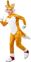 Sonic The Hedgehog - "Deluxe" kostým '" '"Tails"" - Děti BN5201 (L) (Zlatá/Bílá)