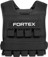 Fortex® Gewichtsweste 10-20kg | Trainingsweste, Fitnessweste, Sportweste, Laufweste 20kg