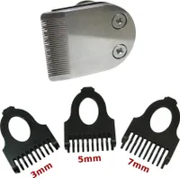 Haar-Trimmer-Aufsatz Universal für Philips Rasierer inklusive 3 Aufsätzen (2x 3mm / 5mm) zum Bart trimmen Frisur stylen Konturen setzen RQ11 RQ12 RQ40 RQ50 Arcitec Serie S5000 SensoTouch Serie