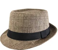Trilby Hut - Fedora - braun - schwarz