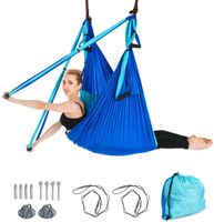 GOPLUS Aerial Yoga Hängematte Set, Yoga Swing Hammock Schwingen, Yoga Anti-Schwerkraft Schwingen mit Belastbarkeit 272kg, Sling Inversionswerkzeug Multifunktional für Gymnastik Pilates