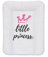 Wickelauflage, weich, Little Princess, 70 x 50 cm, weiß, NELLYS