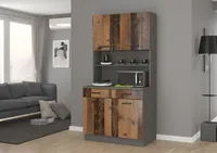 Buffet Küche Mario 100 Küchenzeile Küchenblock Einbauküche Old Wood Style Matera