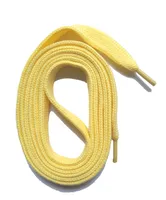 SNORS Schnürsenkel flach - HELLGELB - 6mm - 130cm
