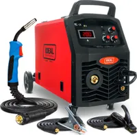 Tecno MIG 230/1 PRO - 230 und 400V Schutzgasschweißgerät mit Fülldraht und MMA - Induktivität und Lötschweißen - mit Fahrwerk
