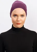 Clima Fit Hijab BONE Schlauchbonnet Pflaume Kopftuch Untertuch Tesettür Esarp Scarf
