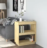 vidaXL Bücherregal 60x35x71 cm Massivholz Kiefer