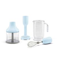 Smeg HBAC11PB, Befestigungsset, Edelstahl, 0,5 l, Edelstahl, S-förmig, Blau, Transparent