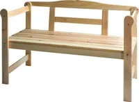 Gartenbank 2-Sitzer Friesenbank Gardissimo Kiefer massiv