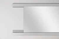 Spiegelmontage Profil Aluminium Befestigung für Spiegel Wandspiegel Spiegelwände bis 6 mm Stärke - 200 cm