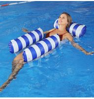 DE Aufblasbare schwimmende Wasser Hängematte Float Pool Lounge Bett Schwimmstuhl 