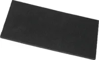 Zellkautschukplatte schwarz 140x280 mm