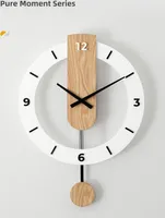 Wanduhr Wanduhr, 40cm leise pünktlich kein Bohren erforderlich