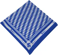 Halstuch Trachtentuch bayrisches Bandana Muster , Farbe:Dunkelblau