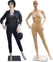 Schaufensterpuppe Weiblich Schaufensterfigur Mannequin Schneiderpuppe 360° beweglich 174cm MS-17508