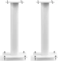 Norstone STYLUM 1 SPEAK STAND/PAIR/WHITE SATIN