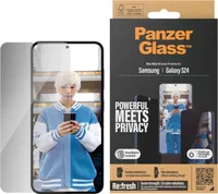 PanzerGlass™ Privacy UWF mit Applikator Display-Blickschutzglas für Samsung Galaxy S24