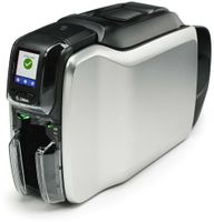 Zebra ZC300 Plastikkartendrucker, einseitiger Druck, 12 Punkte/mm, 300 dpi, USB, LAN, MSR, LCD-Display
