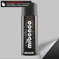 mibenco 71427047 Flüssiggummi  SPRAY, 400 ml, Sprühfolie,Telegrau matt