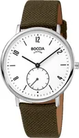 Boccia Damenarmbanduhr 3350-02 Titan Leder,Textil grün