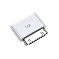 vhbw Adapter kompatibel mit Apple iPod Video, Photo, Touch Musikabspieler, Handy, Smartphone - Kabeladapter von Micro-USB auf 30-Pin Konnektor Weiß