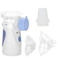 VINGO Prenosný rozprašovač, inhalačný rozprašovač, s náustkom a maskou, tichý, pre deti a dospelých, respiračné ochorenia
