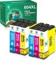 6er 604XL Druckerpatronen für Epson 604 Multipack XP 2200 2205 3200 3205 4200 4205 WF 2910 2930 2935 2950