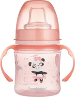 Canpol babies EasyStart nedispergovateľný pohár - Panda - ružový