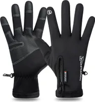 ALSTER HERZ® Damen Herren Fahrradhandschuhe XL/2XL, Warme Winter Handschuhe, Thermo Touchscreen, A0354