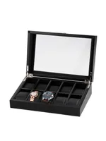 Rothenschild Uhrenbox RS-2375-10OAK für 10 Uhren schwarz