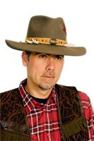 Cowboy Hut Indiana Abenteurer Braun Größe: 60