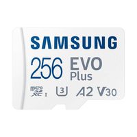 Samsung EVO Plus microSDHC UHS-I U3 130MB/s Speicherkarte + Adapter 256GB